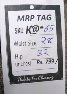 K@65 Size-28 (Sale) Latest Ladies high waist Jeans