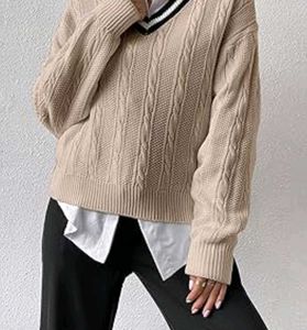 Pinteresty V Neck Korian Sweater