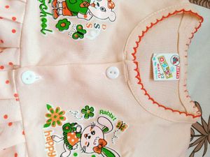 Cute Baby Girl Dress &amp; Bloomers Set