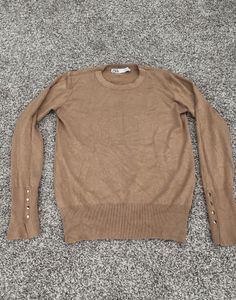❗️❗️Price Drop ❗️❗️Zara Basic Knit Crew Beige