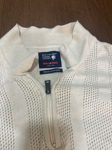 Men&#39;s Half-Zip Knit T-Shirt