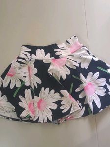 Floral Print Skirt
