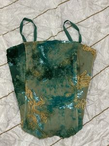 Shades Green Corset