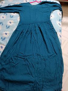 Elegant Teal Embroidered Kurta