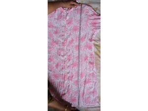 Beautiful AND Floral Design Kurti, Bust Size- 108 Cm &amp; Length- 87 Cm