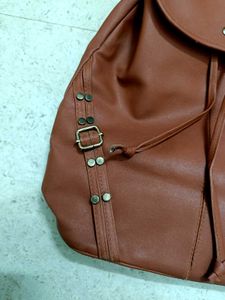 Brown Backpack