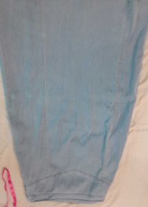 A Denim Jean Skirt