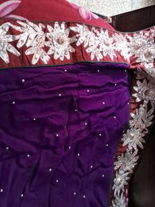 Heavy work  saree