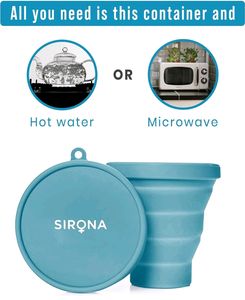 Collapsible Silicone Menstrual Cup Sterilizer