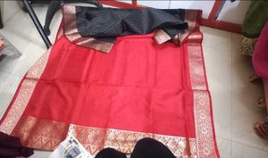 Elegant Black Saree