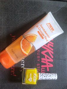 Combo Of Nykaa Facewash And Nailpolish 🥰♥️🥰