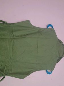 Olive Green Sleeveless Dress