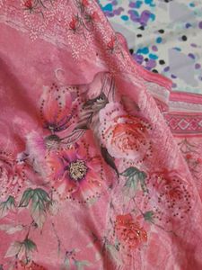 Pink Floral Kurta