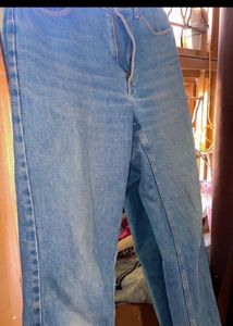 blue baggy jeans