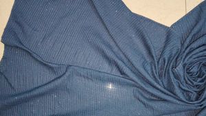 Shimmer Navy Blue Scarf/Hijab