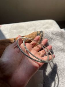 Sparkly Hoop Earrings