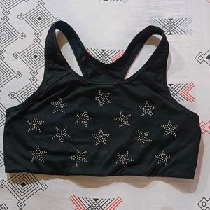 Black Star Sports Bra