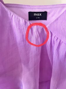 Pretty Lavender Flowy Top