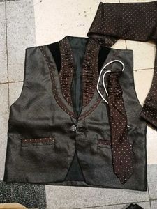 Brown Three Piece Shoot Br Boy 1 To 2 Years