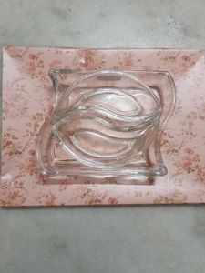 Elegant Clear Glass Tray