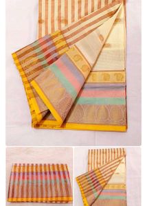 Elegant Striped Saree