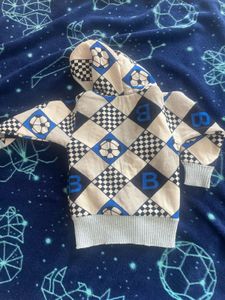 Cute Patterned Baby Hoodie