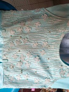 Elegant Baby Blue Party Dress