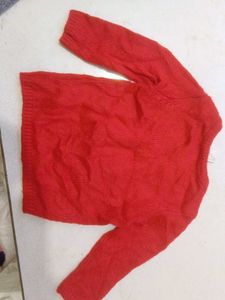 Minnie Mouse Red Knit Sweater