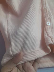 Button-Front Crop Tops