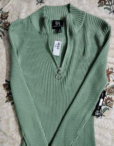 Mint Green Knit Dress