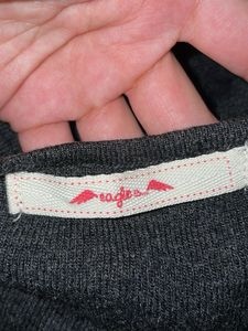 Pintresty Imported Dark Gray Knit Bodycon Dress