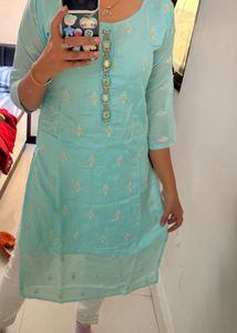 Cotton Silk Kurti