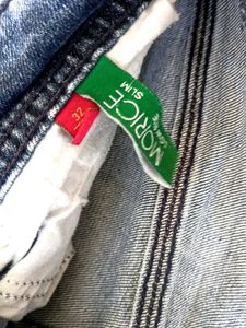 Vintage Wash Denim Jeans