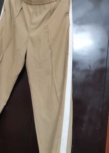 Tan Color Casual Trouser Pants For 36 Waist