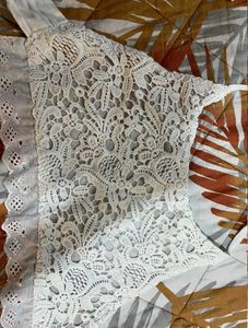 Boho White Backless Top