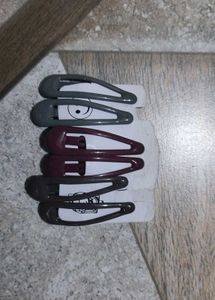 Hair Clips - Set of 6