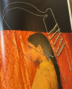 Beautiful Layered Chain Drop Necklace