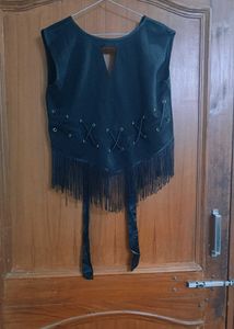 Fringe Sleeveless Top