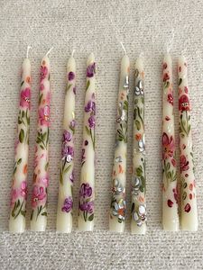 Decorated / Painted scented Candle