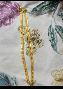 1 gram gold finishing forming Mango design anklet