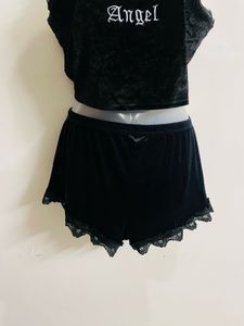 Black Velvet Co-ord set