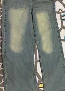 Vintage Wash Denim Jeans