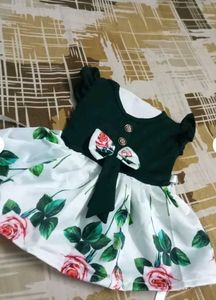 New Born Baby Girl Beautiful Frock 0-3 Month