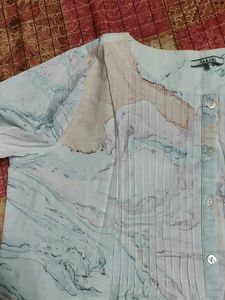 Marble Print Soft Cotton Kurta