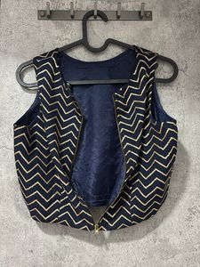 Indya Navy Blue Glam Blouse 🦋