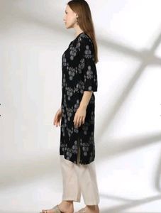 Black Printed Kurti