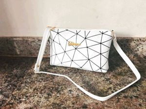 Like Style White Sling Bag