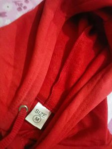 Red Social Distancing Hoodie