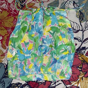 Floral Halter Top