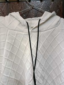 White Tasselled Poncho